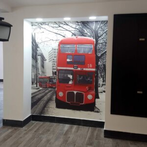 טפט קיר אוטובוס