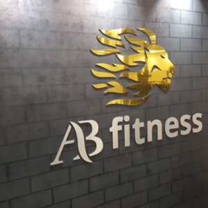 ab fitness שילוט מרכז ספורט
